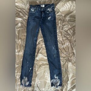 Agolde Blue Skinny Jeans